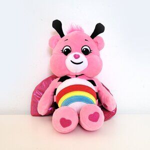 Care Bear Lady Bug Cheer Bear Fun Size Bean Plush Plush - GUC